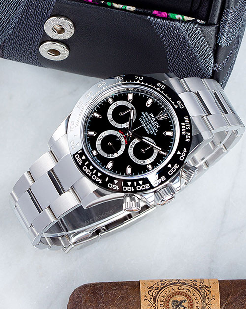Rolex Daytona, Stainless Steel, Black Index Dial, Oyster Bracelet, 40 mm