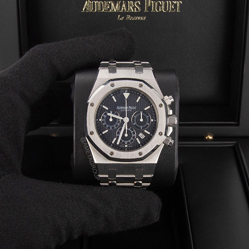 Audemars Piguet Royal Oak Chronograph, Stainless Steel, Black Dial
