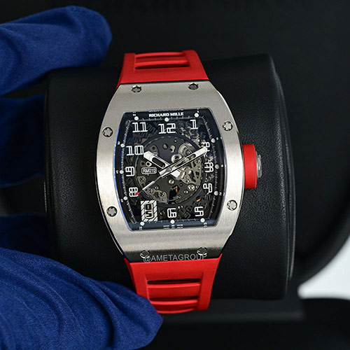 Richard Mille RM 010, 18K White Gold, Skeleton Dial, 48 mm