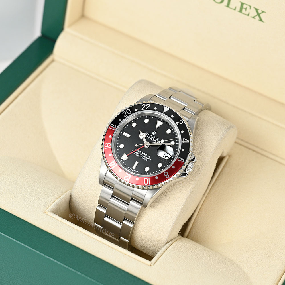 Rolex GMT-Master II “Coke,” Stainless Steel, Black Index Dial, 40 mm Rolex GMT-Master II “Coke,” Stainless Steel, Black Index Dial, 40 mm