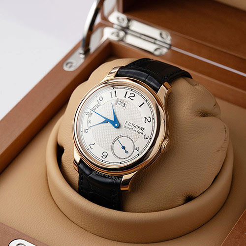 F.P. Journe Octa Automatique Reserve, 18K Rose Gold, Guilloch Silver