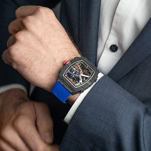 Richard Mille RM 67-02 “Sebastian Ogier” Edition, Extra Flat, Quartz and Carbon TPT