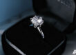 Borrowing against diamond jewelry - engagement ring in black velvet box