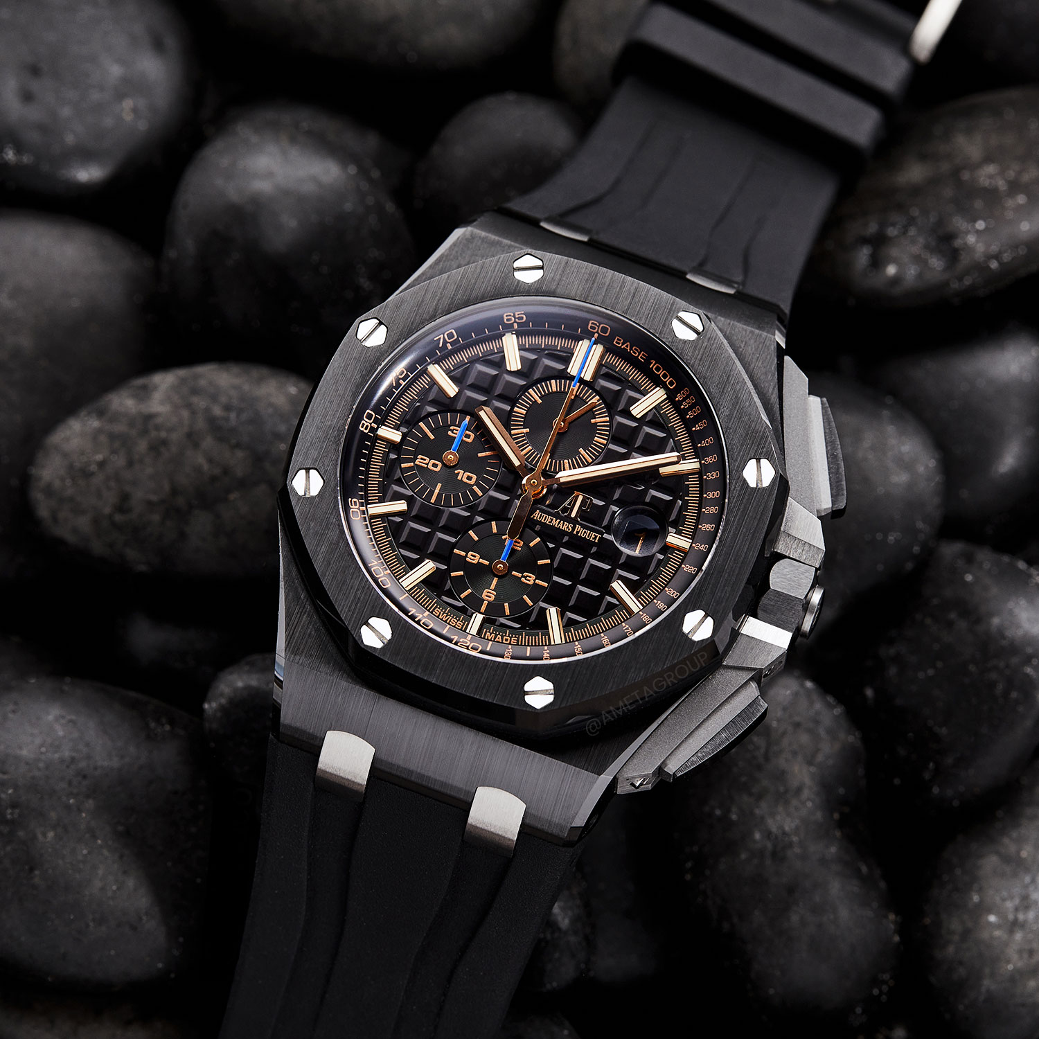 Audemars Piguet Royal Oak Offshore Chronograph, Ceramic Bezel, Black Dial